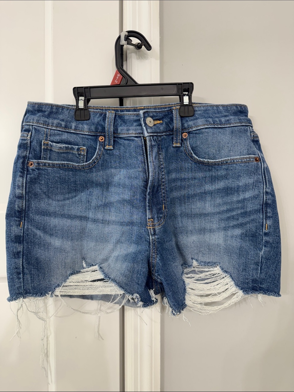 Old Navy Distressed Blue Denim Cutoff Shorts